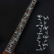 Gitaarhals marker - Facile da rimuovere - Bianco - Etichette inlay per chitarra - Adatto per ogni tipo di chitarra