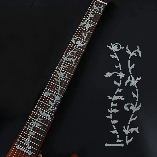 Gitaarhals marker - Facile da rimuovere - Bianco - Etichette inlay per chitarra - Adatto per ogni tipo di chitarra