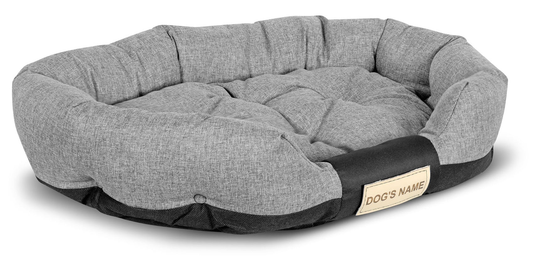 AIO FACTORY Cuccia per cani personalizzabile 100x75 cm impermeabile grigio