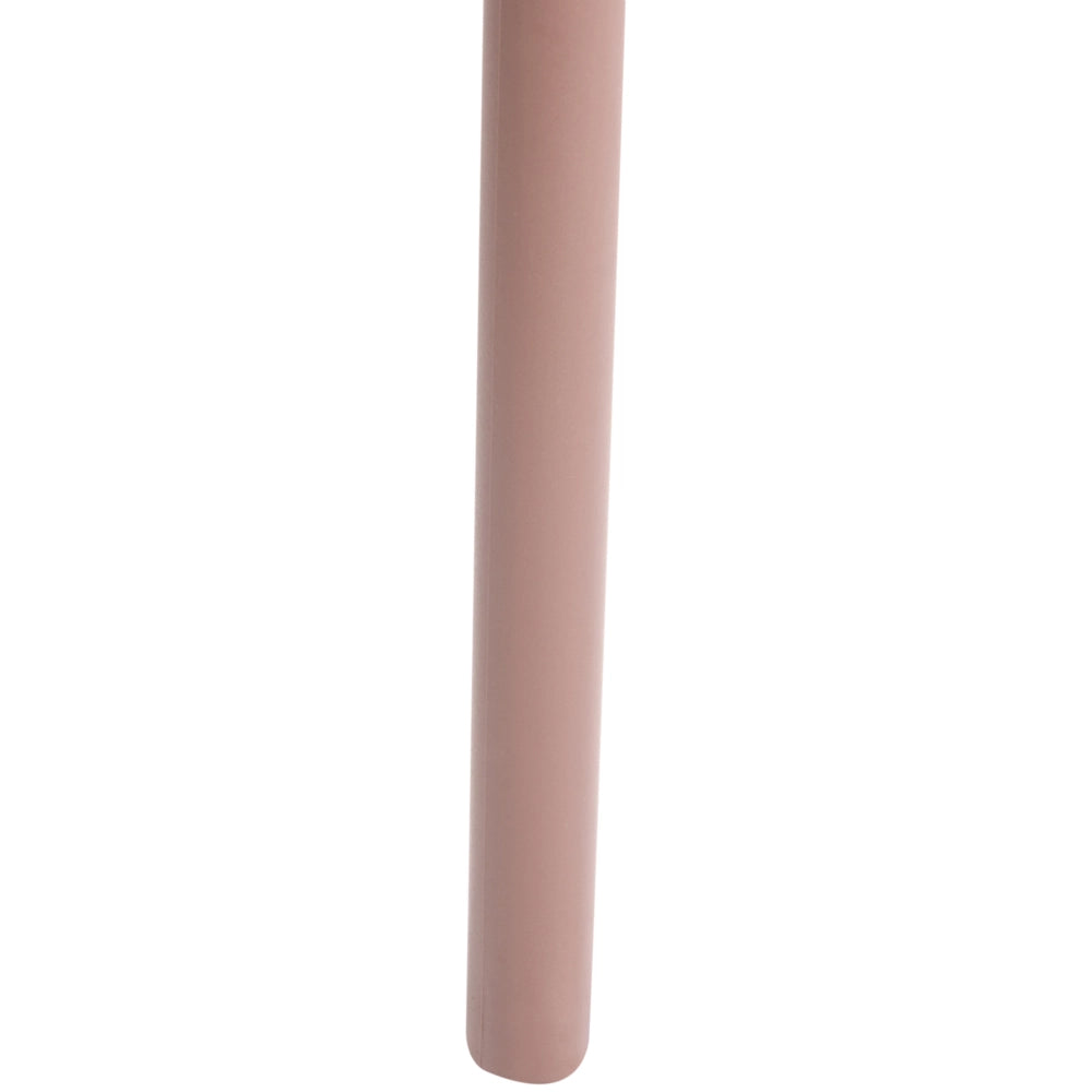 Set di 4 sedie da pranzo in plastica marrone per interni ed esterni impilabili in stile minimalista