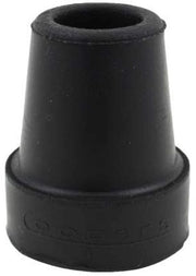 Adattori per passeggio in gomma - 19mm - Set da 4 - Nero - Anello metallico - Adatti per passeggini - Passeggino adattatore