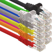 Cavo di rete Cat.6 - set - 2m - Lungo cavo - 1000 Mbps - PoE - Cavo patch - Compatibile con CAT.5 CAT.6a CAT.7 - 10 colori