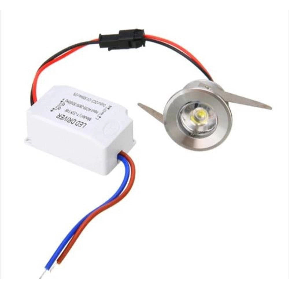 Trade Shop - Faretto A Led Da 1w Punto Luce Ad Incasso Bianco Caldo Freddo 220v Set Da 10pz - -bianco Freddo      -
