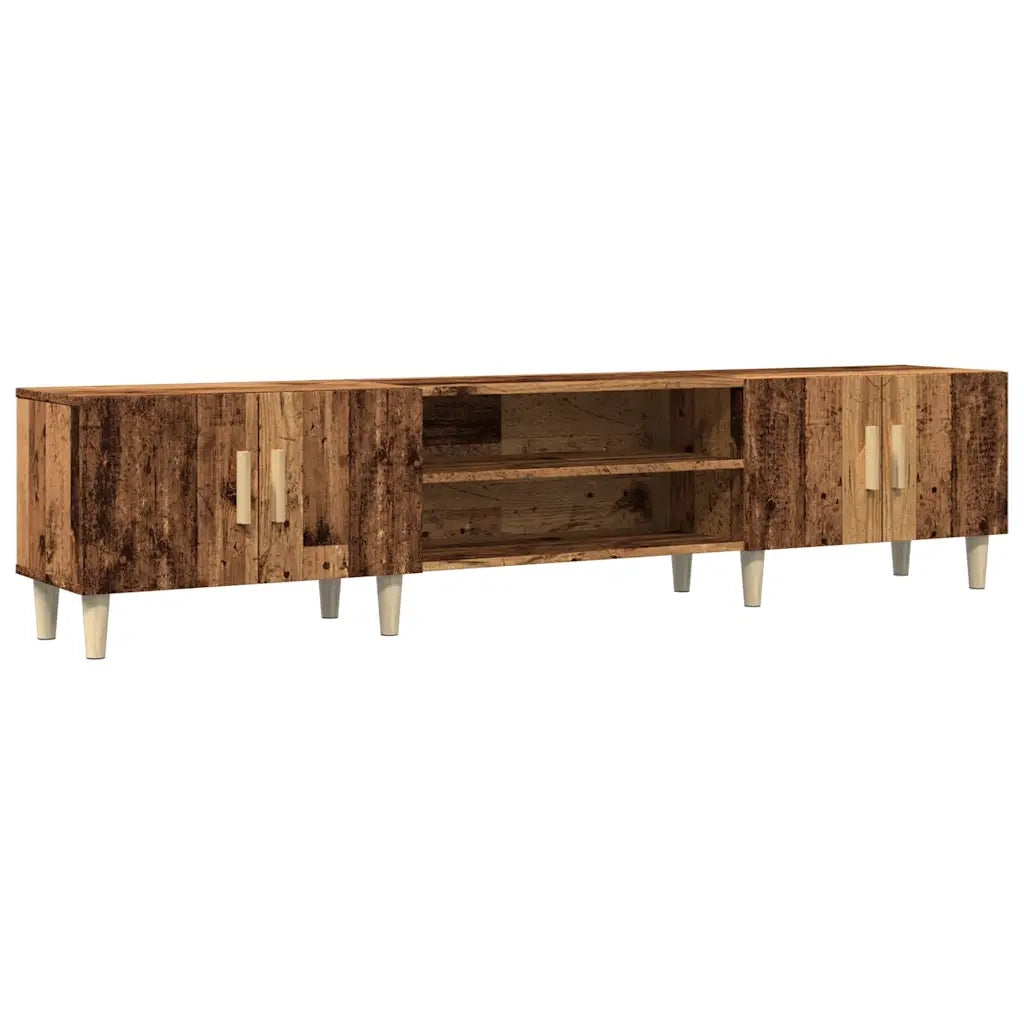 vidaXL Mobile Porta TV Legno Antico 180x31,5x40cm in Legno Multistrato