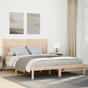 vidaXL Giroletto Extra Lungo senza Materasso 160x210 cm Legno Massello