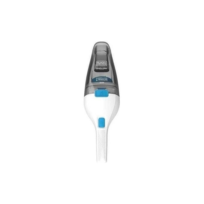 Black & Decker NVC115JL aspirapolvere senza filo Grigio, Bianco Senza sacchetto