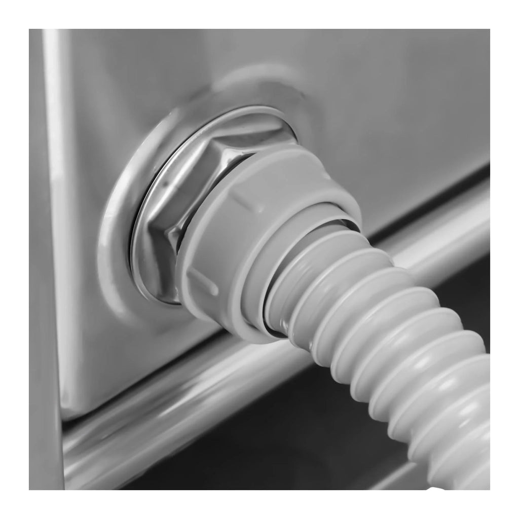 Lavello professionale a 3 vasche 100 x 50 x 97 cm acciaio inox 14_0001591