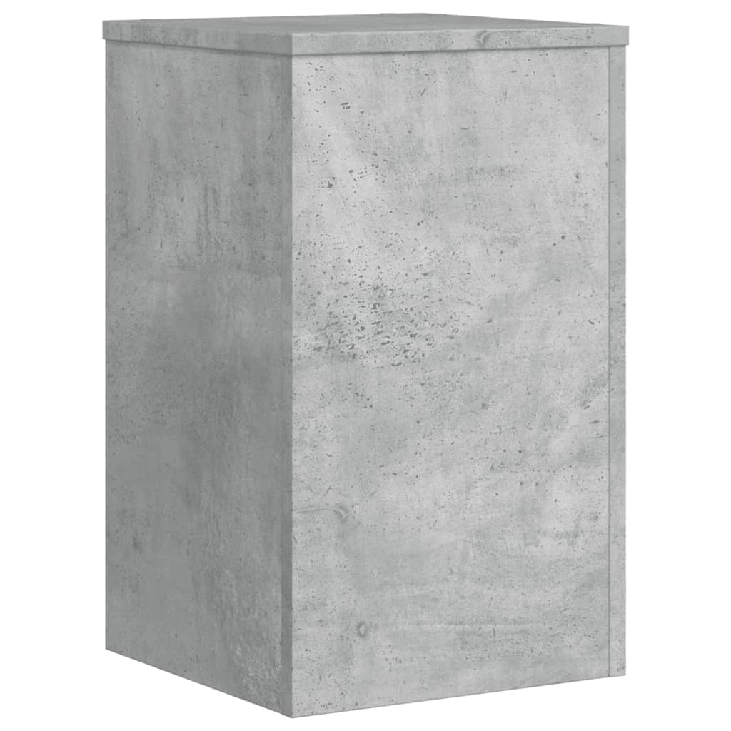 Portavasi mobili per fiori set da 2 legno ingegnerizzato grigio 02_0045337