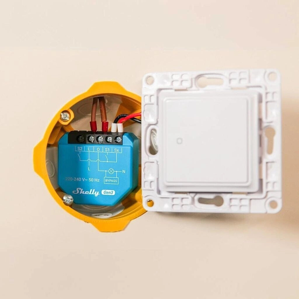 Shelly 2L Gen3 - Relè Smart per Luci Senza Neutro - Confezione da 4 Pezzi