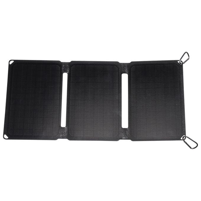 Denver 117250200000 SOP-10200 Pannello Solare Portatile Pieghevole 20 W con Uscita USB-C e DC 5-18 V colore Nero