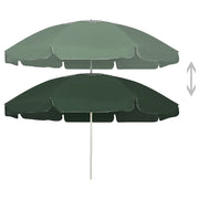 Ombrello | Parasolne da Spiaggia Verde 240 cm