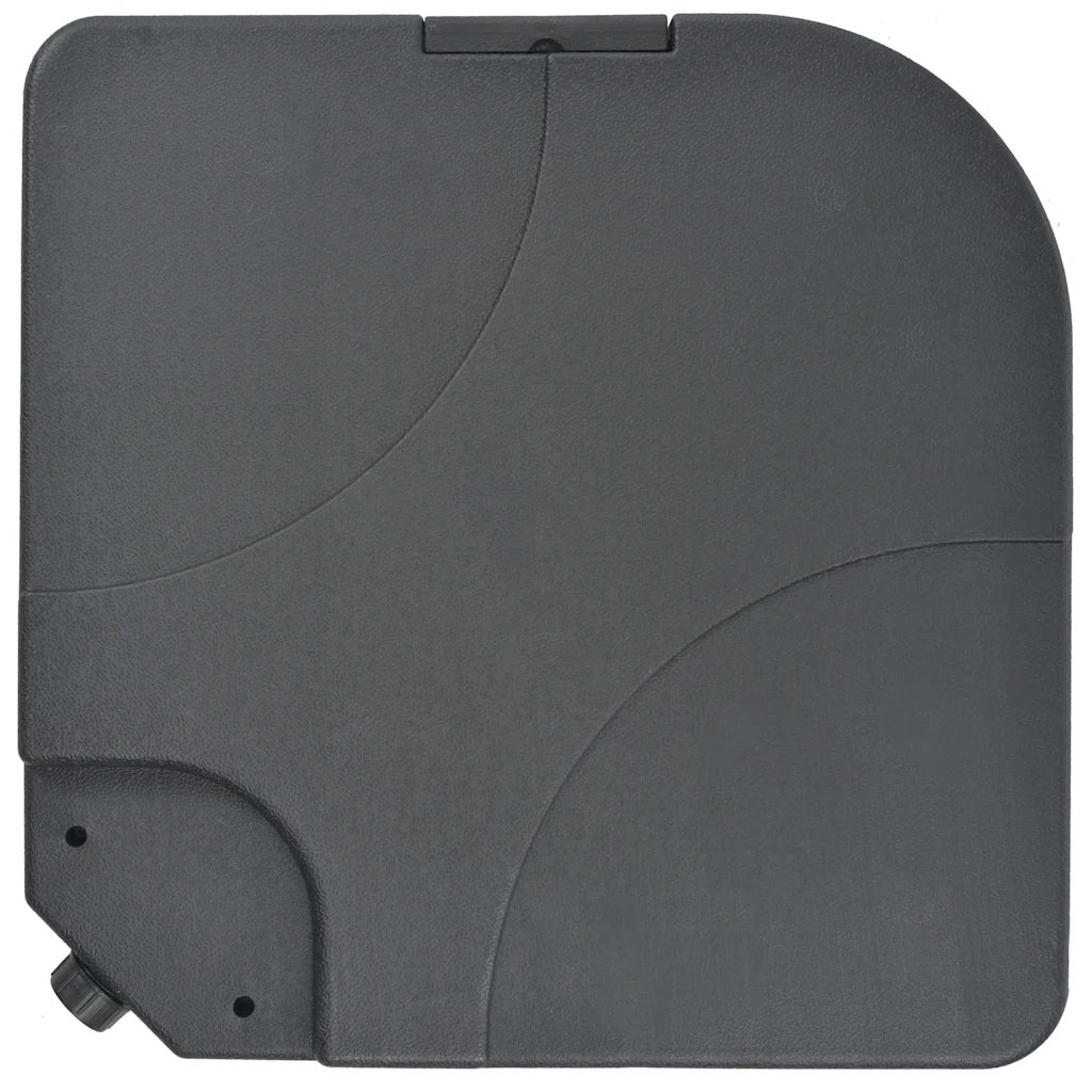 Ombrello | Parasolne da Giardino con Base Portatile Tortora