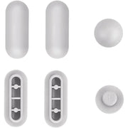 Paracolpi per wc, 6 pezzi paraurti water set gommini per copriwa