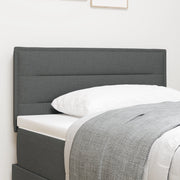 Testiera  Design a Linee Grigio Scuro 80 cm Tessuto