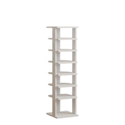 Scarpiera in legno "Ayka" - 30 x 30 x 110 cm - Bianco