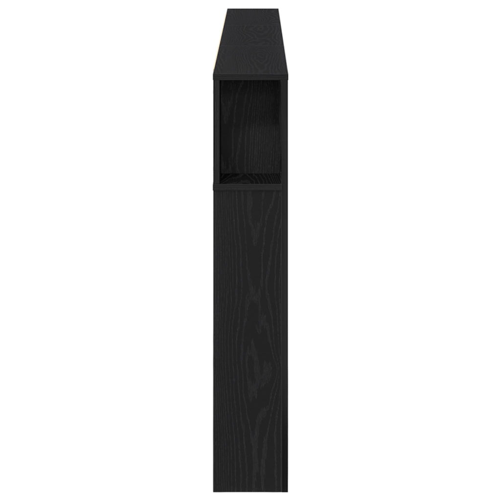 Cabina testiera  Nero Rovere 220x18,5x104,5 cm