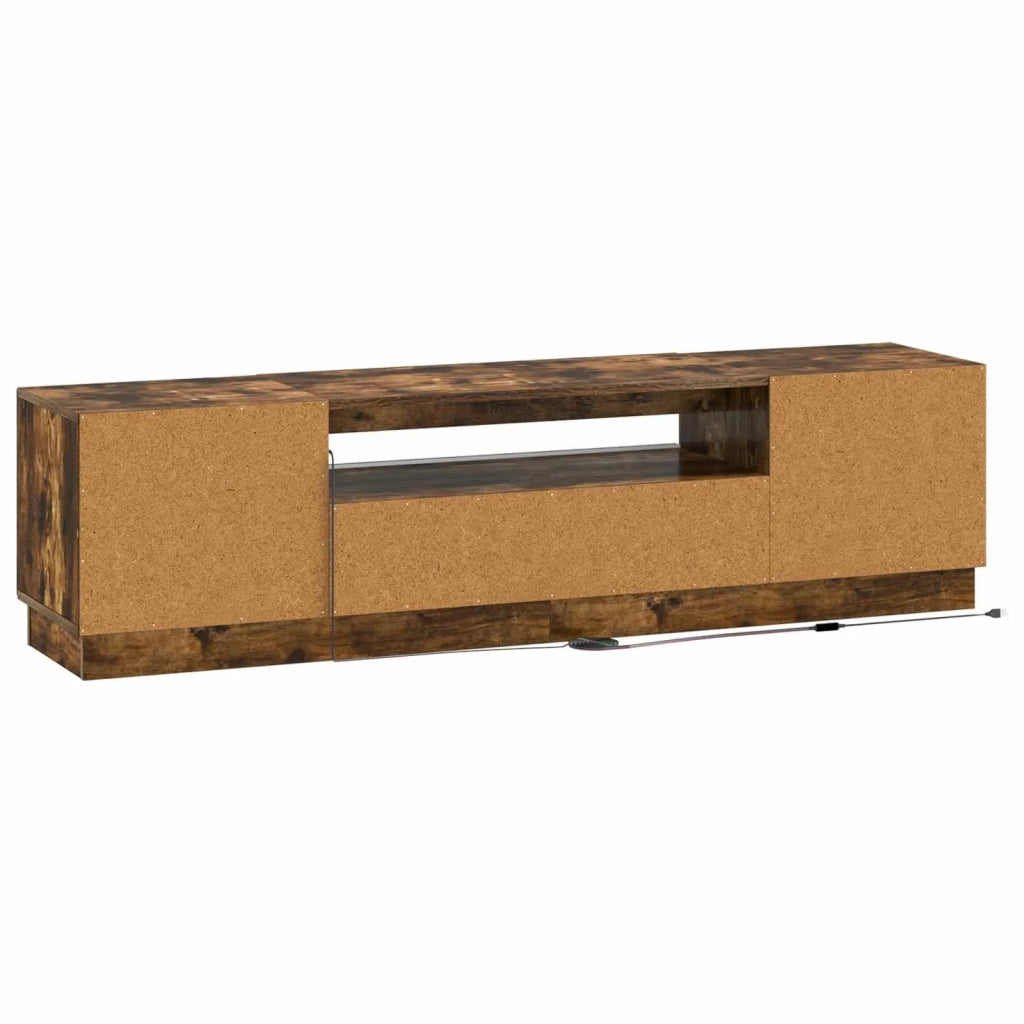 Mobile TV LED Rovere Fumo Legno ingegnerizzato 897350