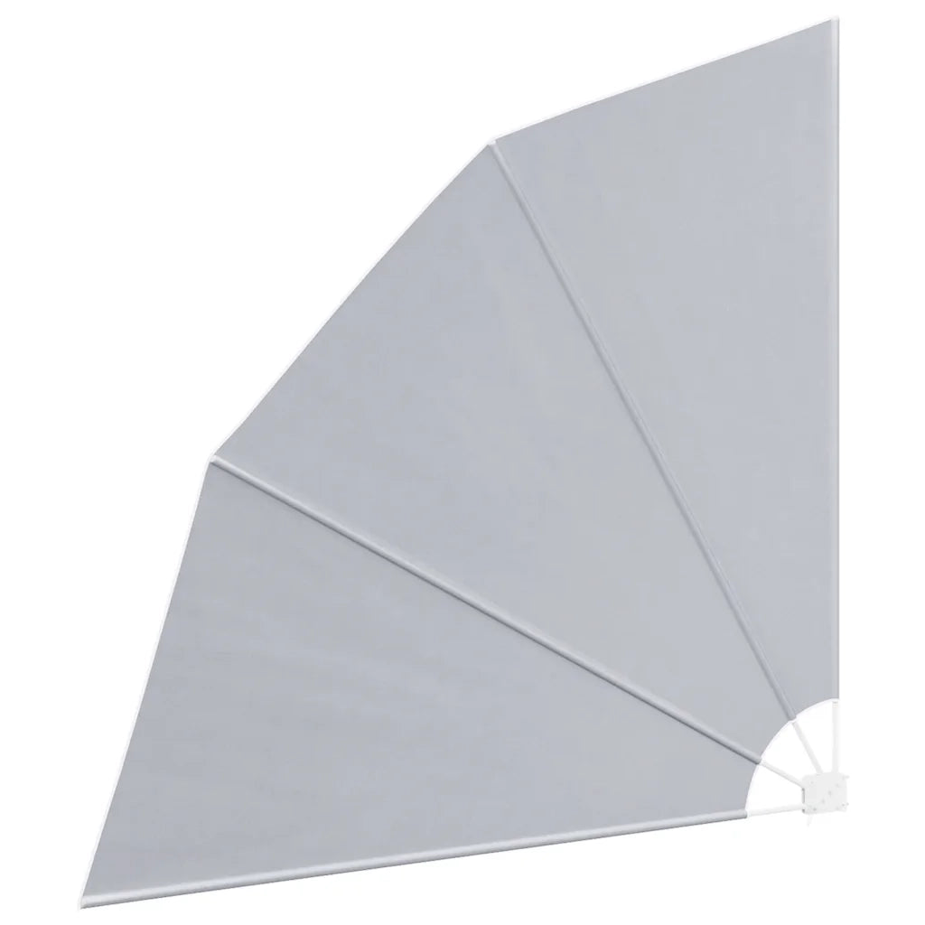 Tenda Laterale per Balcone Pieghevole Grigio 210x210 cm 41573