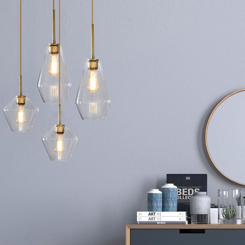Lampada Da Soffitto Di Vetro APP439-1CP APP440-1CP Transparente