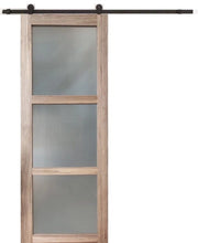 Porta Frake scorrevole in vetro H204 x L83 + rulliera + 2 gusci senza maniglia