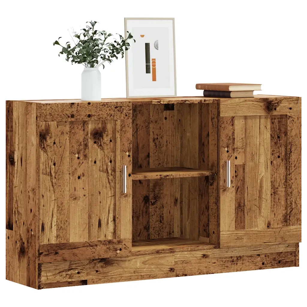 Credenza-Buffet-Armadio da cucina Legno Antico 120x30,5x70 cm in Truciolato 560758