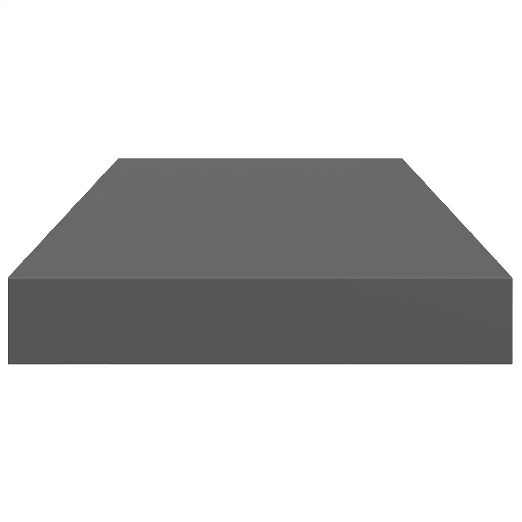 Scaffale a Parete Grigio Lucido 50x23x3,8 cm in MDF 323787