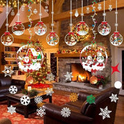 Decorazione per finestre self-adesiva e decorazione per finestre da Natale - Sticker per finestre riciclabili
