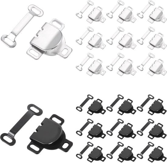 Broekhaken 20 Stuks - Haken per Slitta per Abito - Chiusura per Abito/Attaccatura per Abito - Chiusura per Maglia - Tipo di Chiusura - Leggero in Rame - Materiali di Alta Qualità