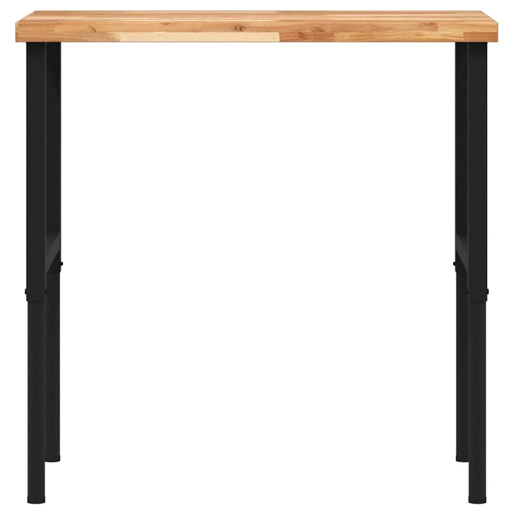 Banco Lavoro 100x60x(73-99,5) cm Legno di Acacia Rettangolare 3309693