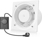 Ventilatore di aspirazione 150 mm con controllo di velocità - Silenzioso e efficiente per bagno, garage e ventilazione