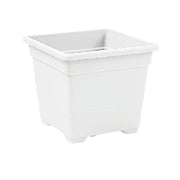 VASO quadrato FIORIERA in plastica VARI COLORI MADE IN ITALY 18 cm Veca Color: BIANCO