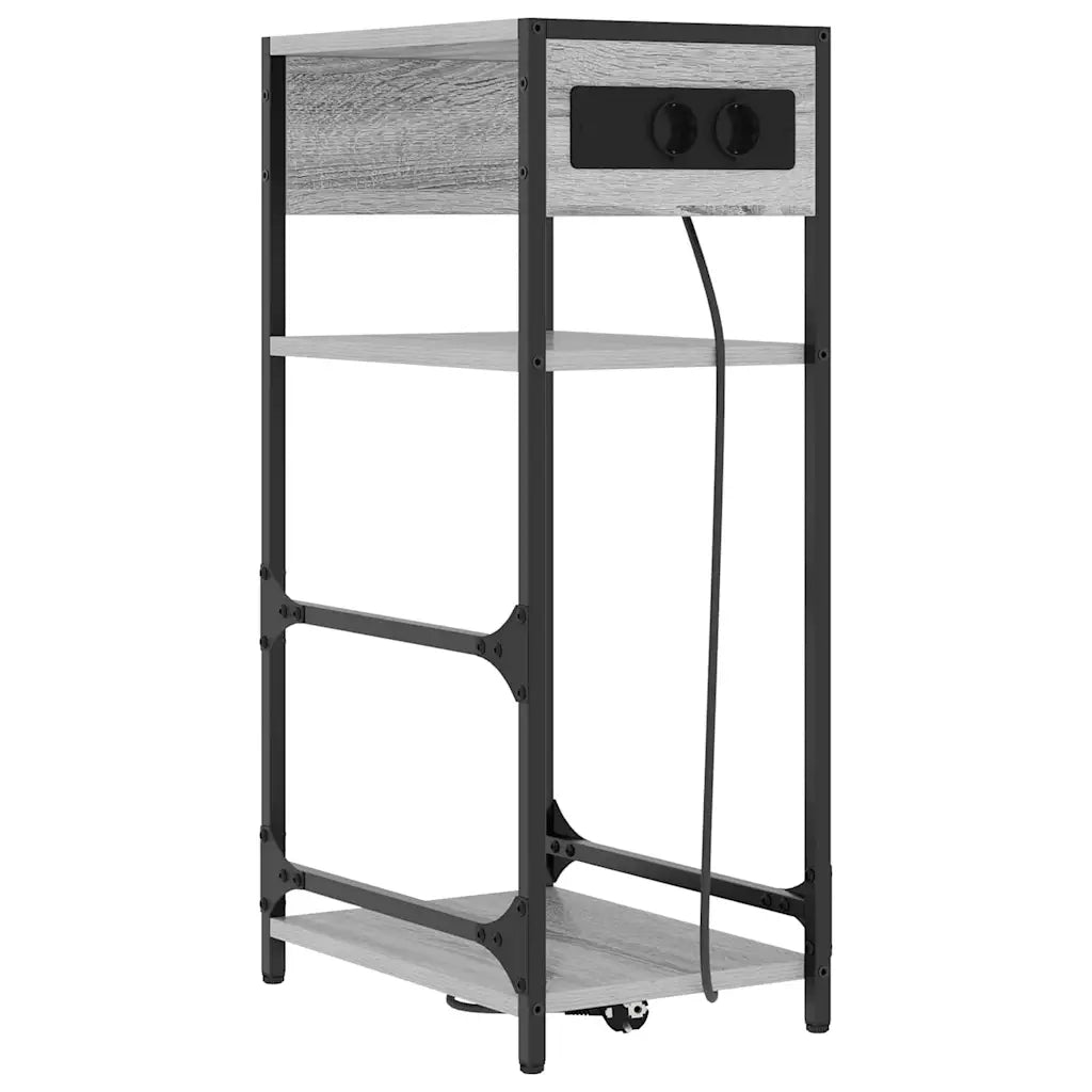 Armadio da Notte Grigio Sonoma 40 x 27 x 76 cm 859573