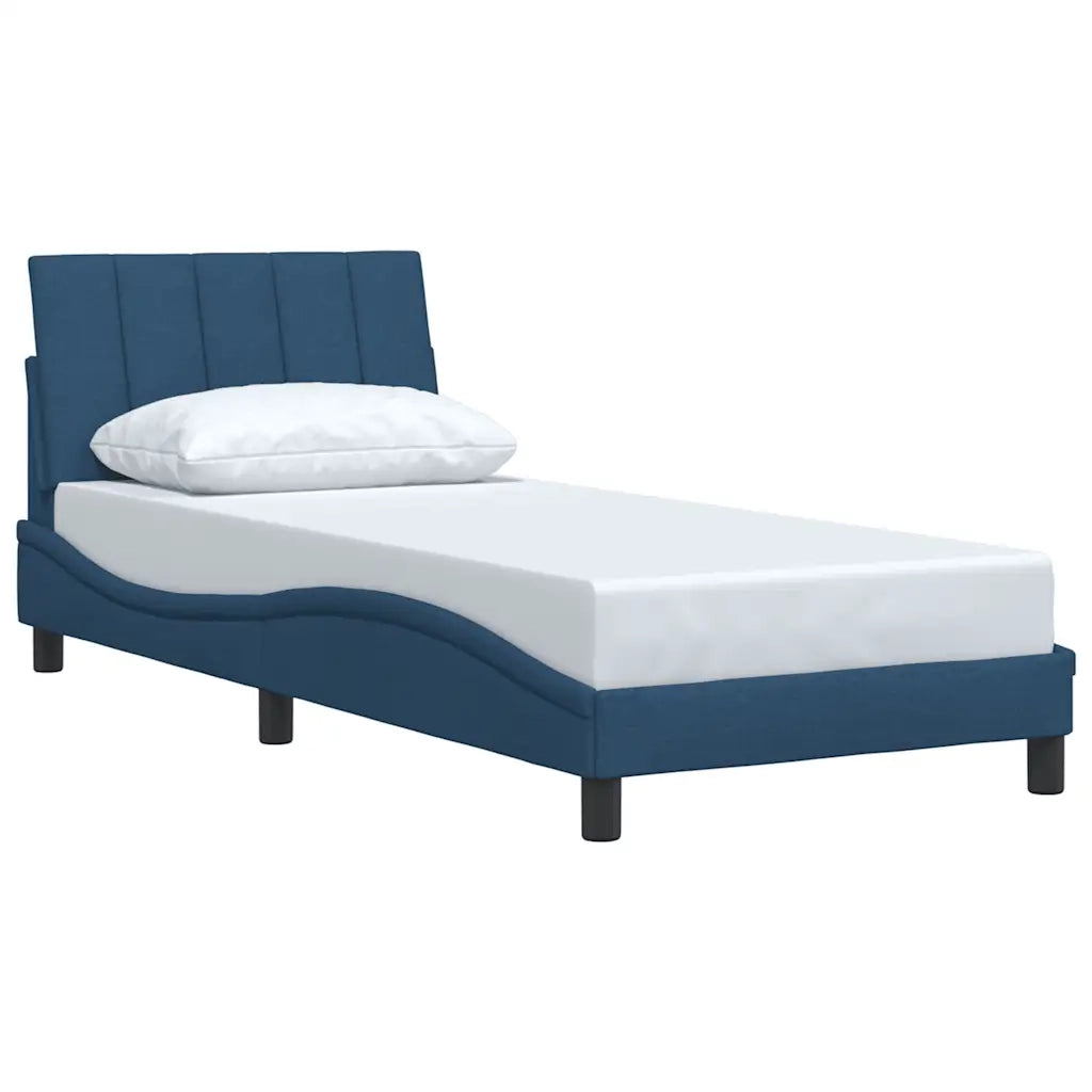 Giroletto senza Materasso Hanko Blu 90x200 cm in Tessuto