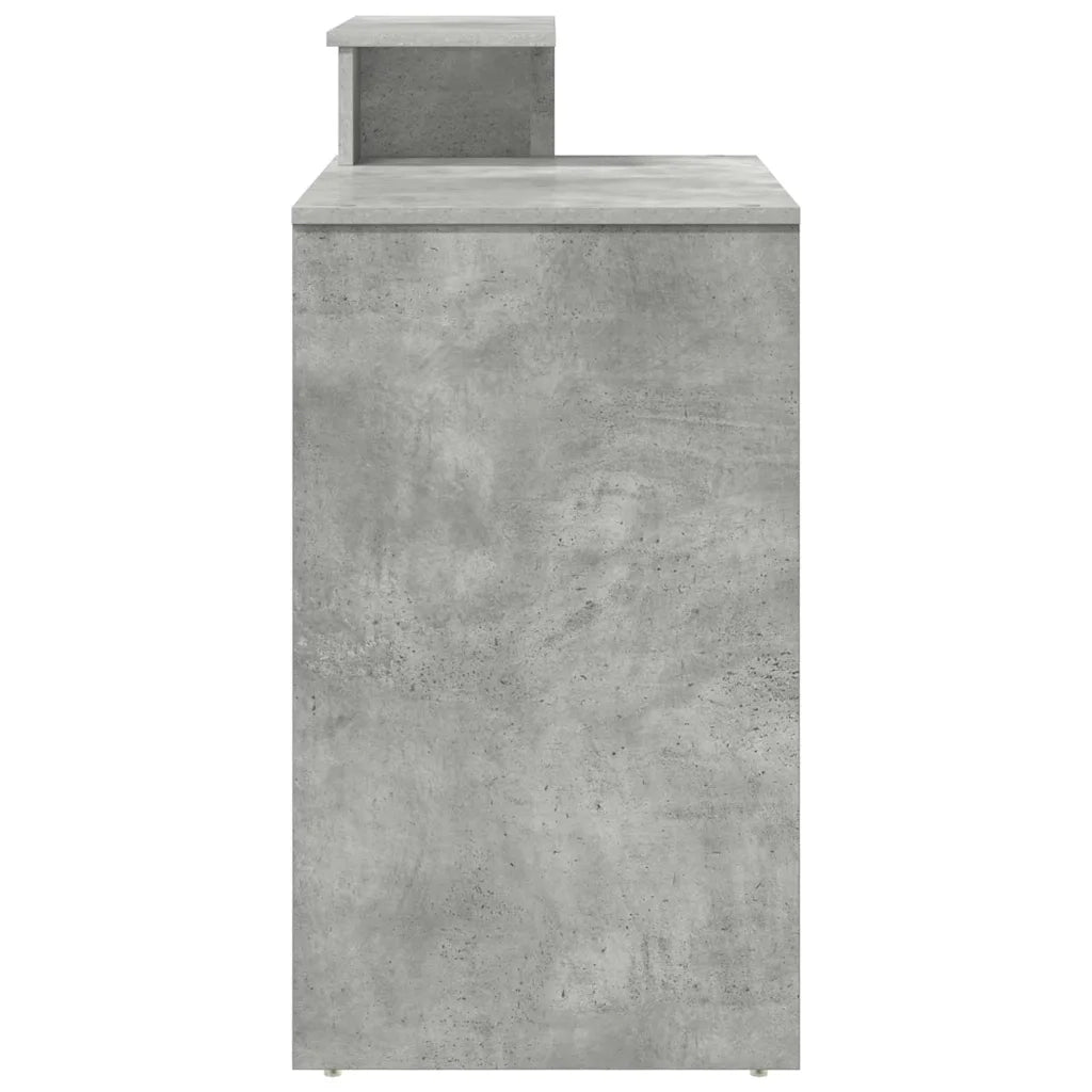 Scrivania Grigio cemento 120,5 x 44 x 88,5 cm Legno multistrato 869477
