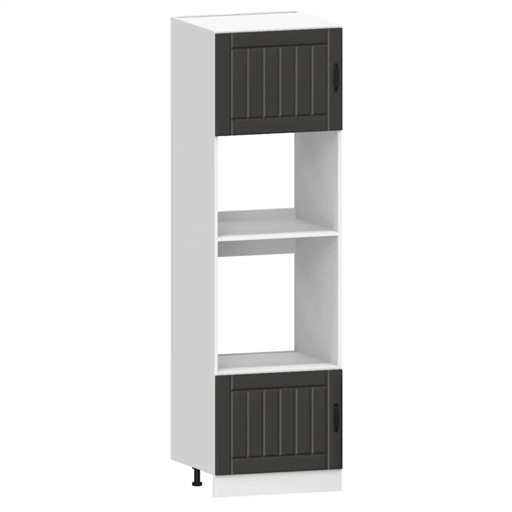 Set Mobili da Cucina 7 pz Kalmar Neri Legno Multistrato 3314742
