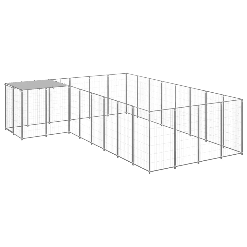 Gabbia per Cani Argento 10,89 mÂ² in Acciaio   cod mxl 48593