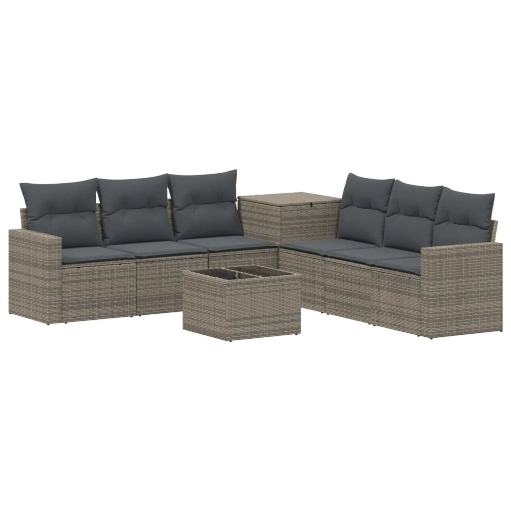 Set di divani 8 pz Grigio e Grigio Scuro 3448330