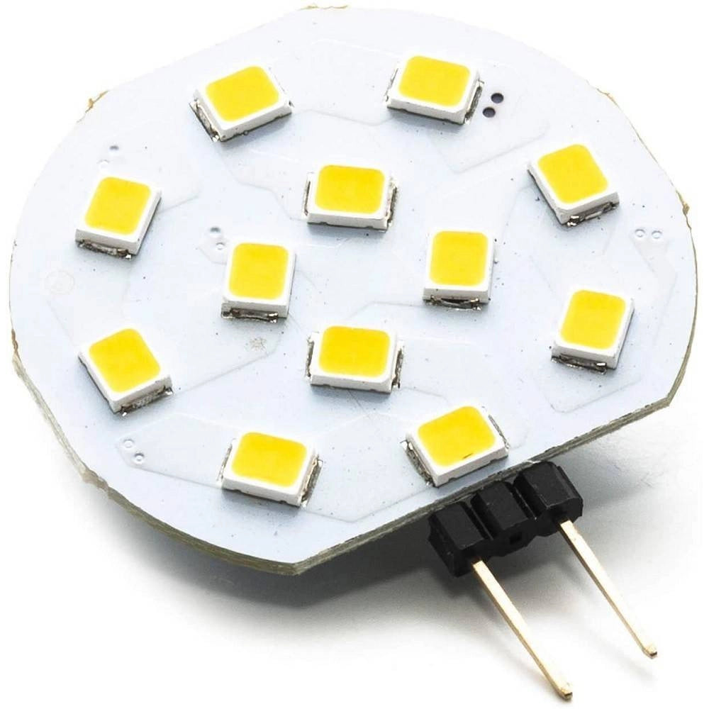 Trade Shop - Lampadina Luce Led Slim G4 1.8 Watt Lampada Piatta 12v Luce 6500k 3000k 4000k -