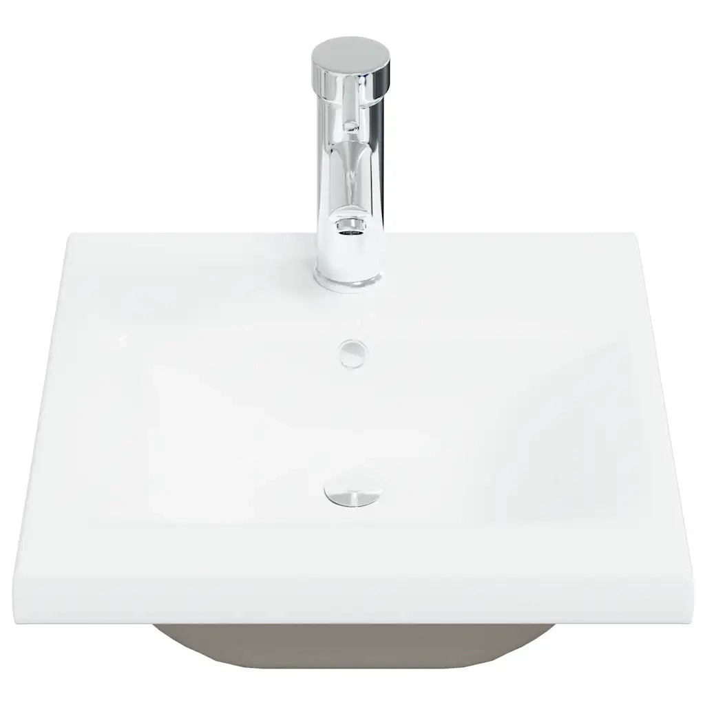 vidaXL Set Mobili da Bagno 5 pz Grigio Cemento in Legno Multistrato