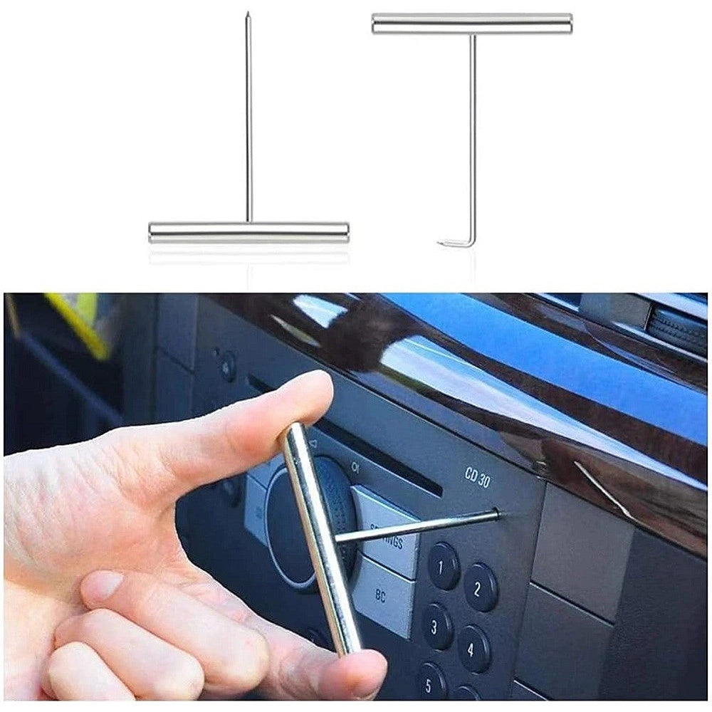 Trade Shop - Kit 10pz Strumento Rimozione Smontaggio Pannelli Auto Autoradio Porta Cruscotto -