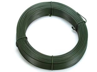 FILO FERRO ZINCATO E PLASTIFICATO VERDE IN MATASSE MT.100- - n°6 filo Ã¸ mm.1,3 per legature - 5 rotolo T-REX