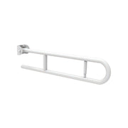 Maniglione barra ribaltabile cm 80 con porta rotolo