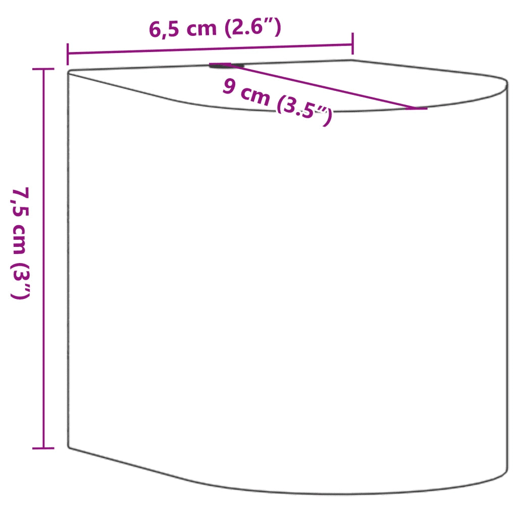 Applique per Esterni Nera in Alluminio Pressofuso 4006318