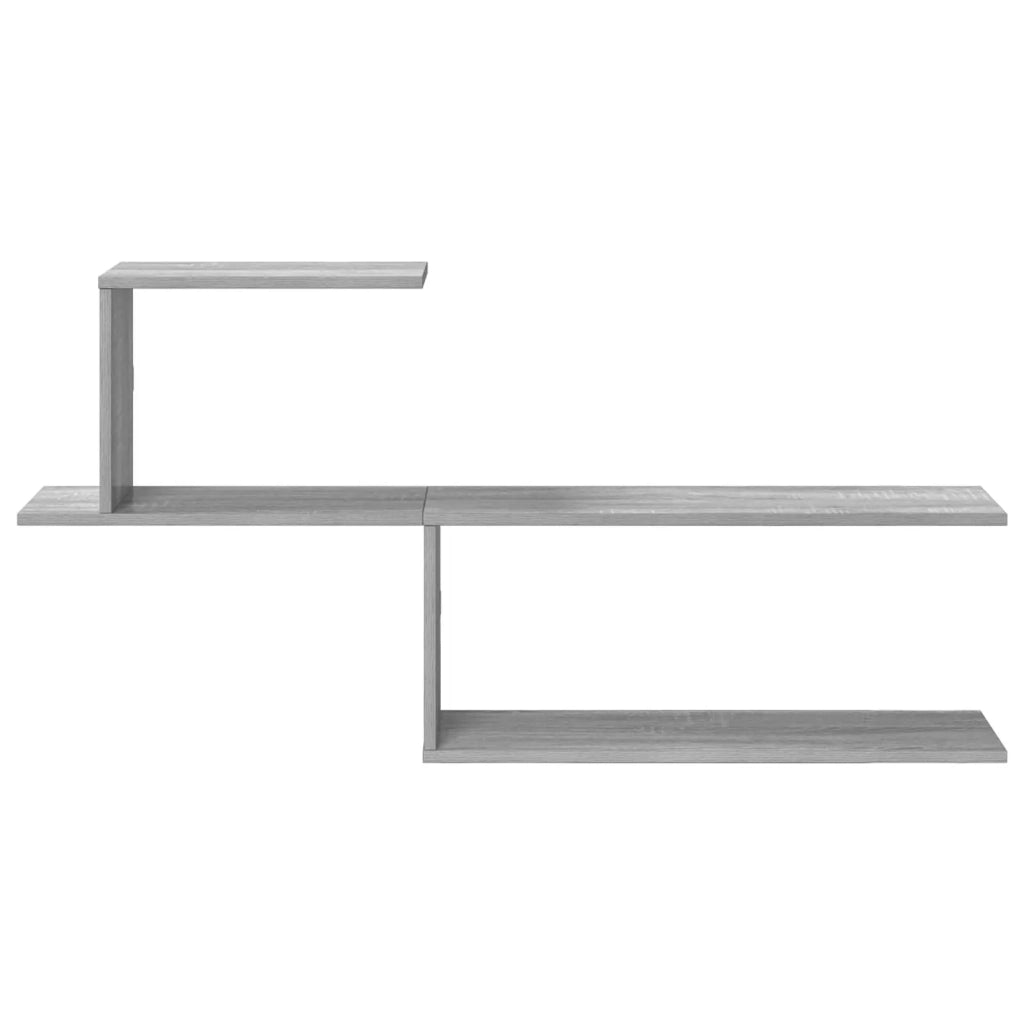 Scaffale da parete Sonoma grigio 122 x 18 x 60 cm 8012185