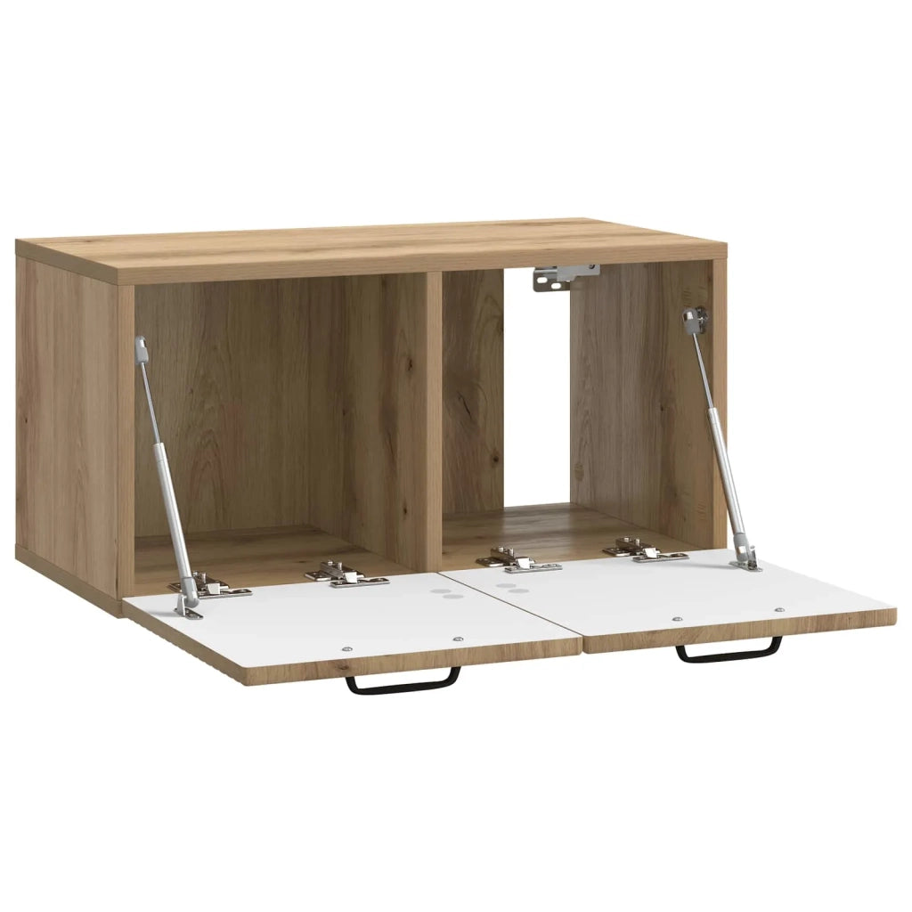 Mobile Porta TV da Muro Rovere Artigianale 59,5 x 31 x 30 cm