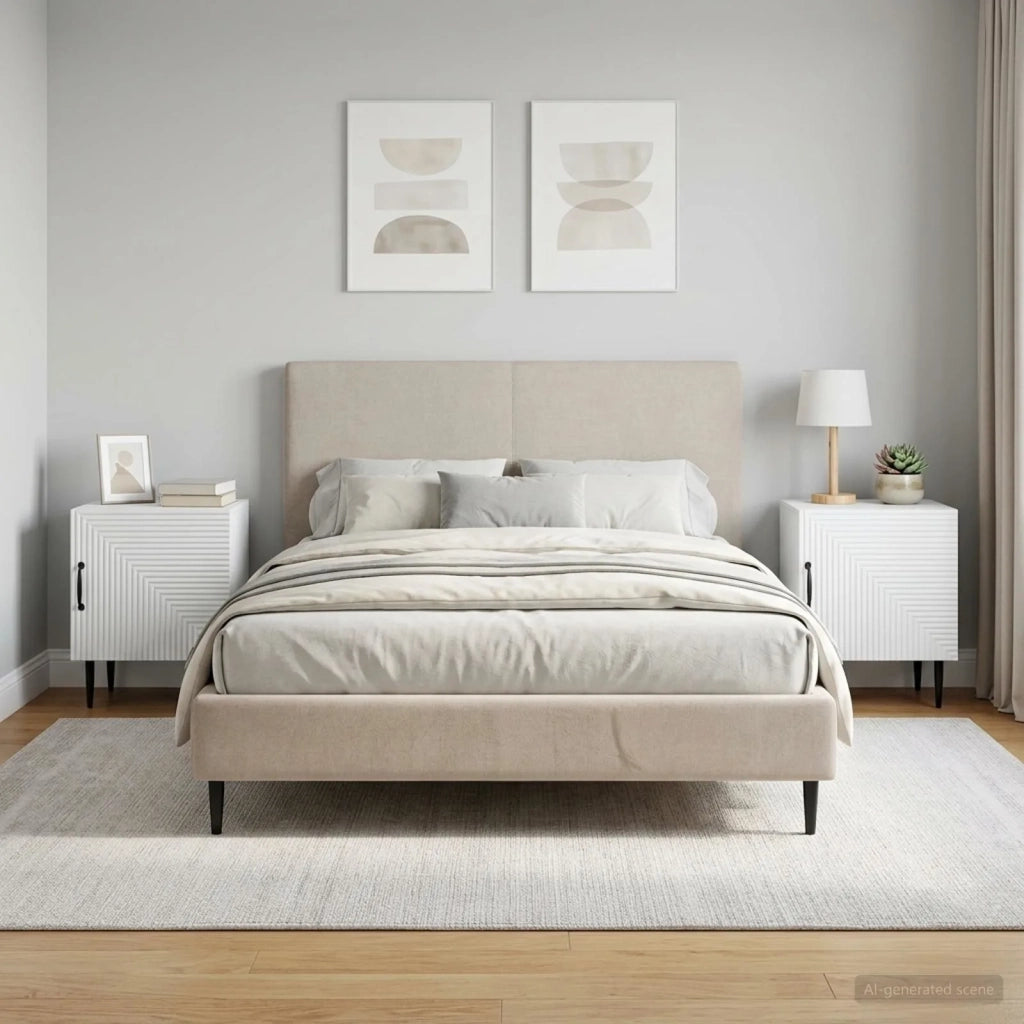 Armadio da Notte 2 pz Bianco 43 x 34,5 x 50 cm 894796