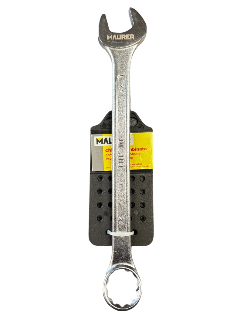 CHIAVE COMBINATA 24mm MAURER PLUS FISSA STELLA VARIE MISURE IN ACCIAIO