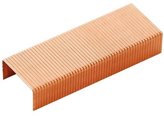 Nastro adesivo 24/6 mm in rosé con finitura lucida - 1000 pezzi - rivestimento di rame - alta qualità - ideale per uso domestico/ufficio - resistente agli urti - contenente leganti