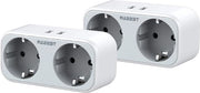 Adattatore USB 2 in 1 con doppie porte USB 24A - Adattatore doppio cavo - Compatibile con piastra di ricarica - Ufficio - Adattatore multi cavo