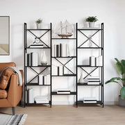 Libreria Rovere Nero 156 x 25 x 167 cm Legno multistrato 868341